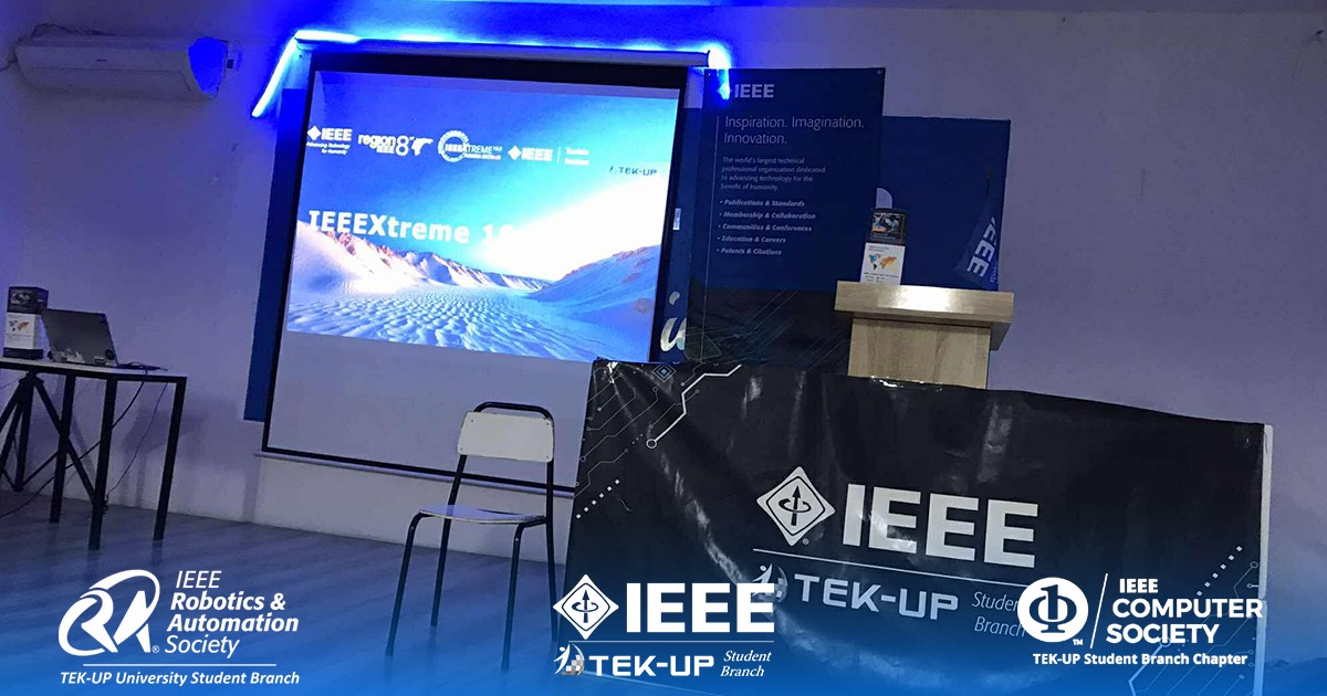 IEEE TEKUP Student Branch... - IEEE TEKUP Student Branch
