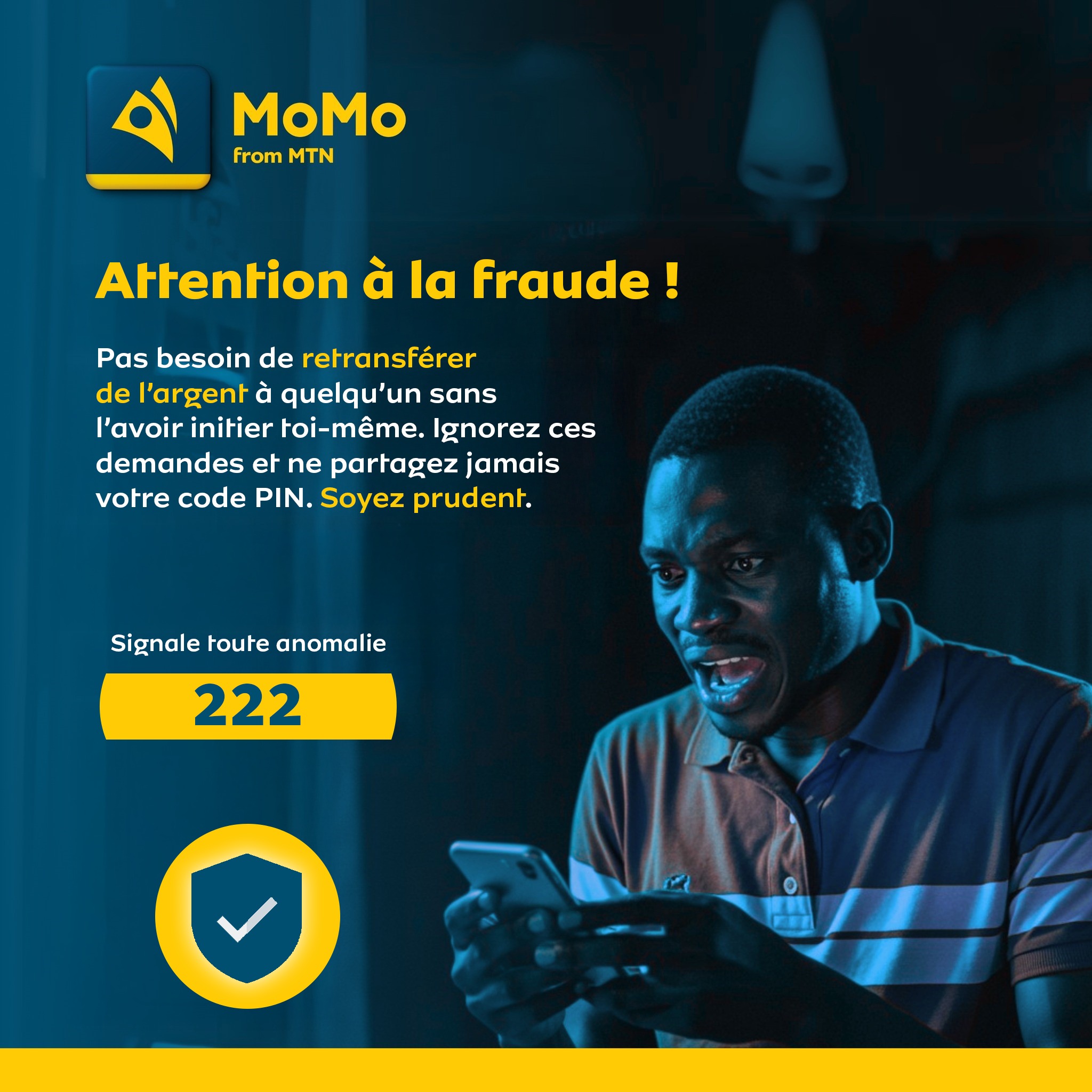 MoMo - Quelqu’un te demande ton code PIN ? 😂 Dis-lui “Bonne chance ...