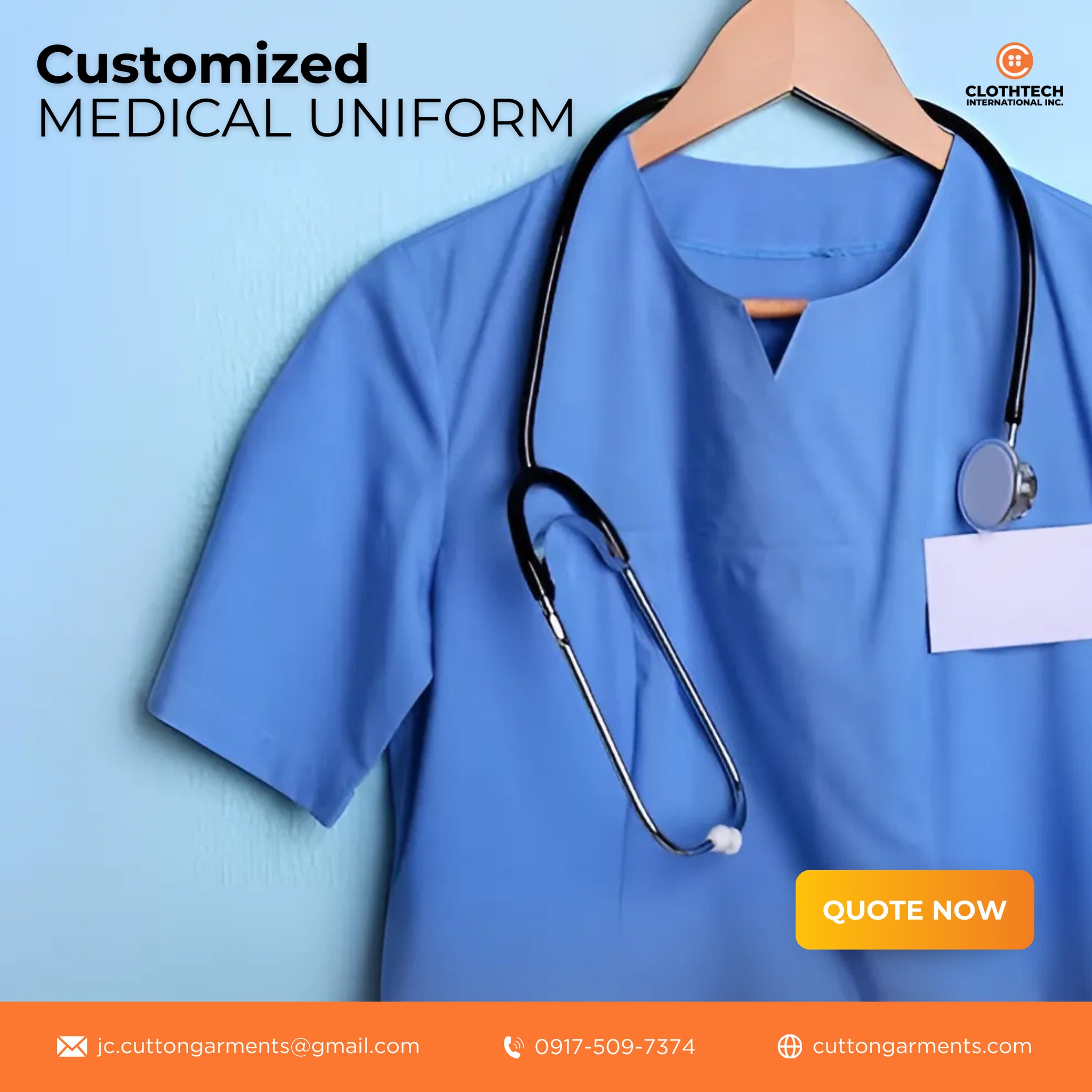 Clothtech - 🩺 𝐂𝐮𝐬𝐭𝐨𝐦𝐢𝐳𝐞𝐝 𝐌𝐞𝐝𝐢𝐜𝐚𝐥 𝐔𝐧𝐢𝐟𝐨𝐫𝐦𝐬 Look professional, feel ...