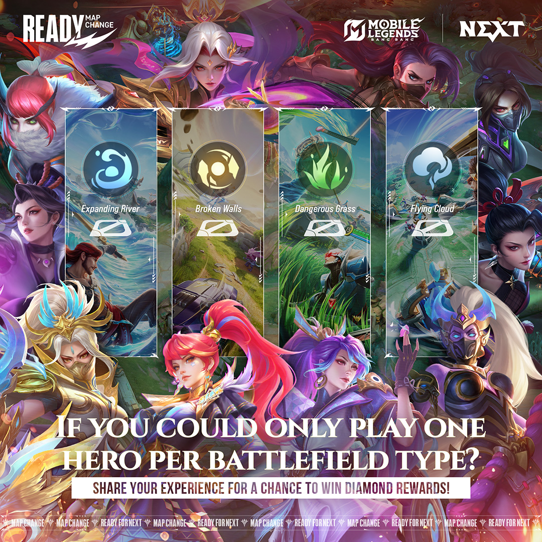 親愛的MLBB玩家們，NEXT版本新戰場將於下周上線！在正式開... - Mobile Legends: Bang Bang | Facebook
