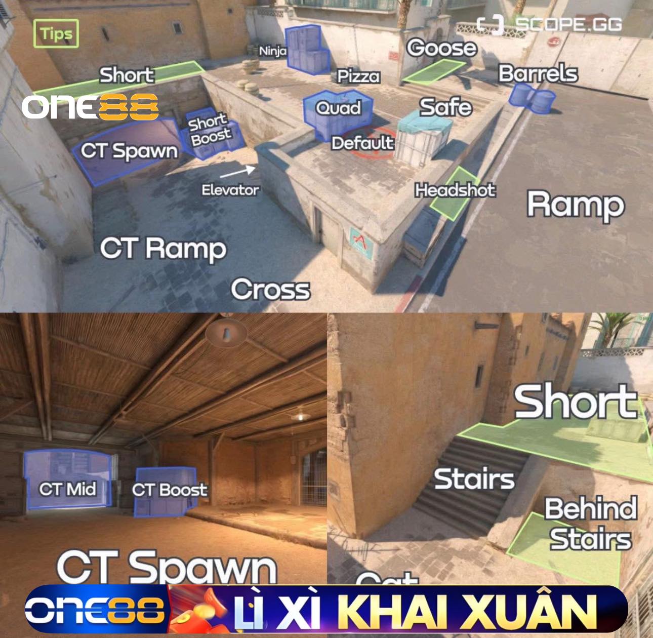 CS2 Việt Nam - TỔNG HỢP CÁC CALLOUT TRONG MAP DUST 2 CHO... | Facebook