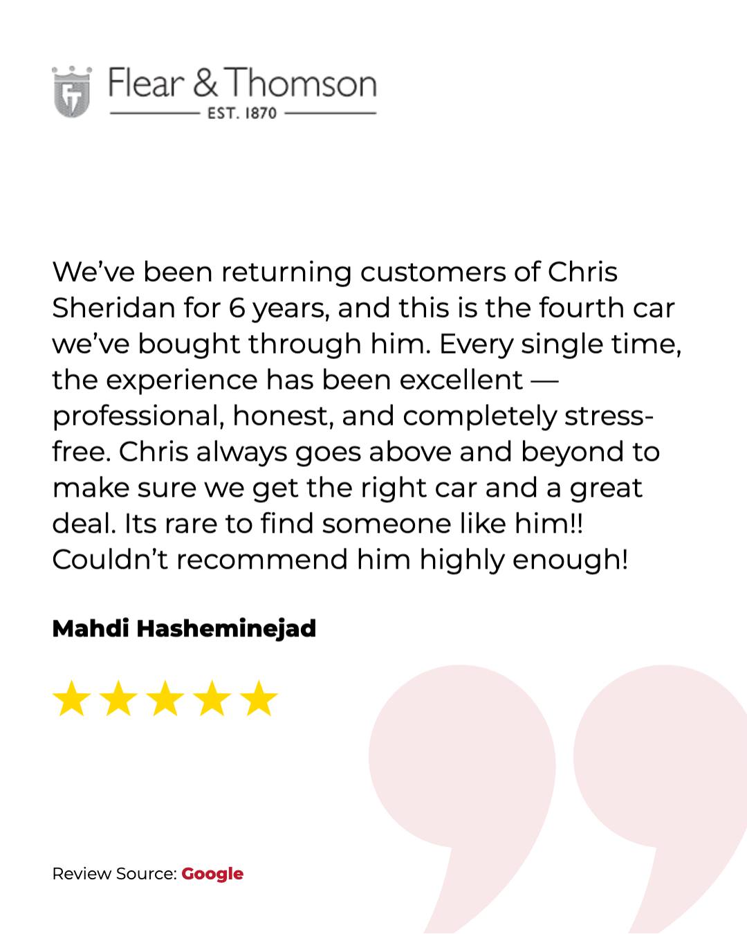 Flear - We pride ourselves on providing a 5 star service every time ...