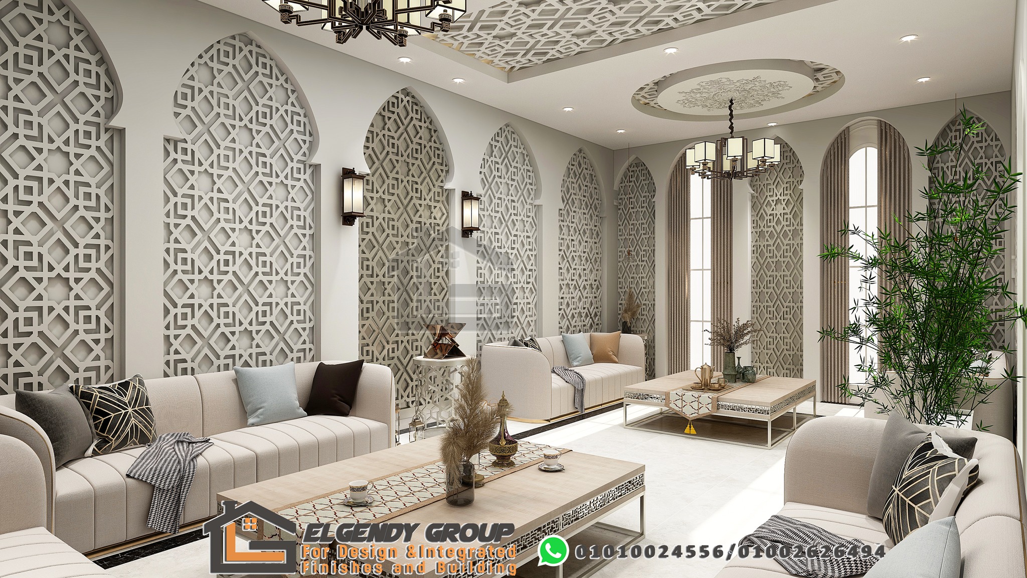 تصميم وتنفيذ مجلس علي الطراز الاسلامي الحديث 🕌 ️ نأخذكم في جولة من ...