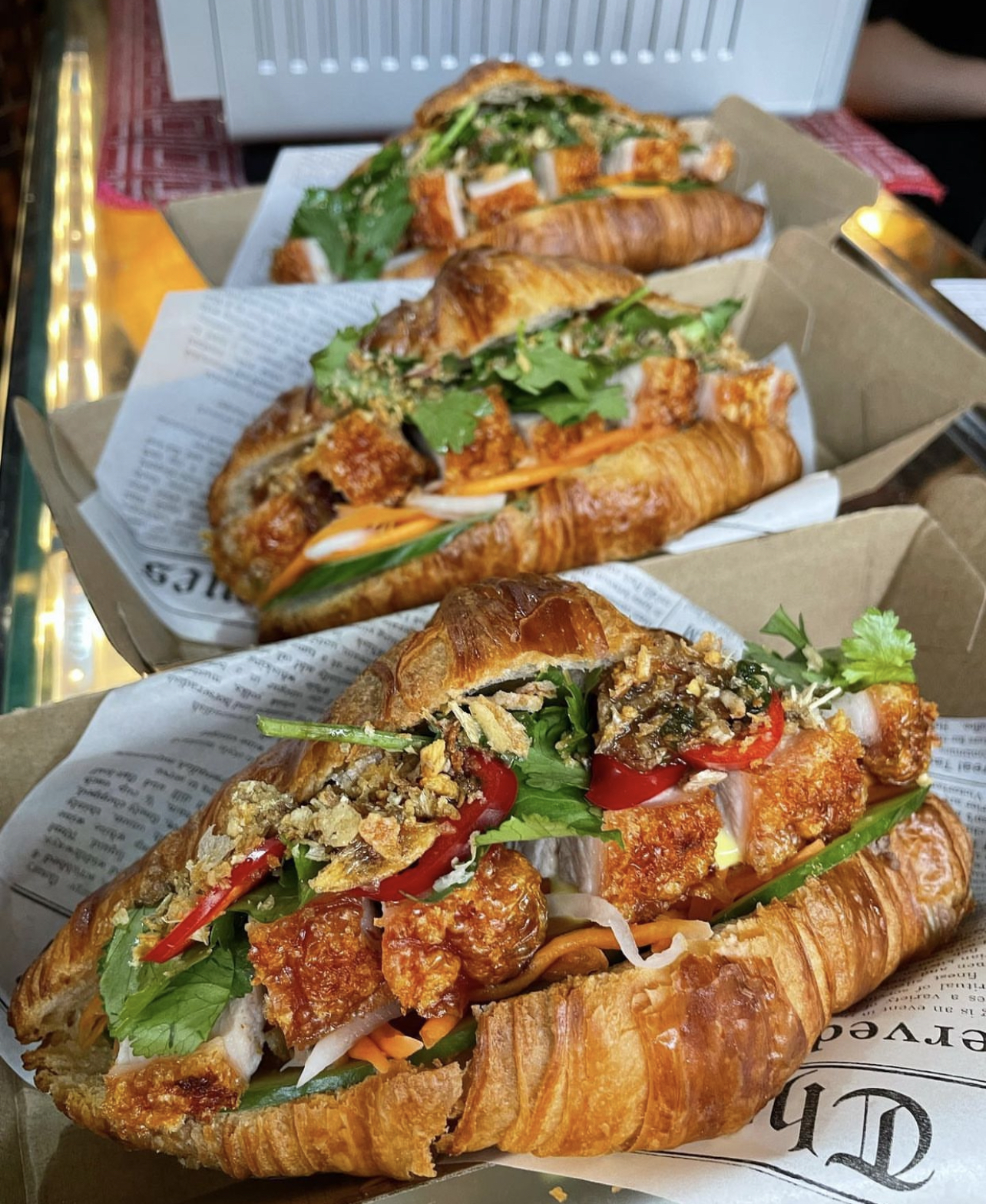 Perth - The roast pork banh mi baguettes from Viet Kites-Fremantle ...