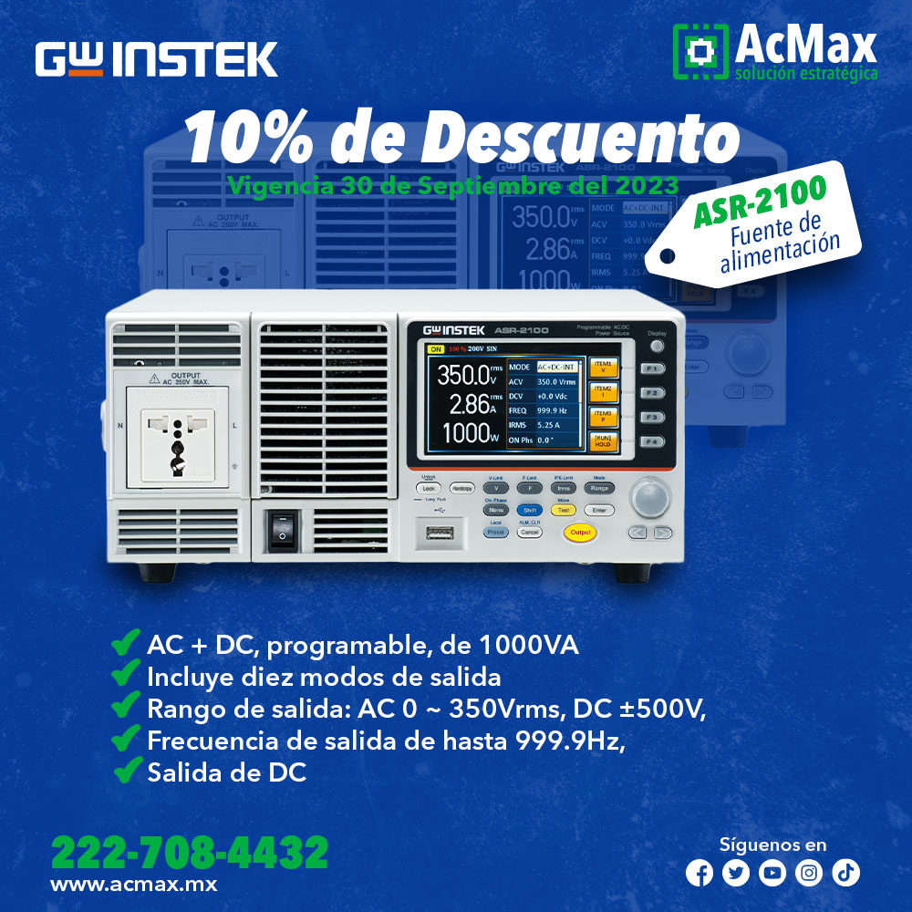 AcMax de México - 10% de descuento en equipo Seleccionado...
