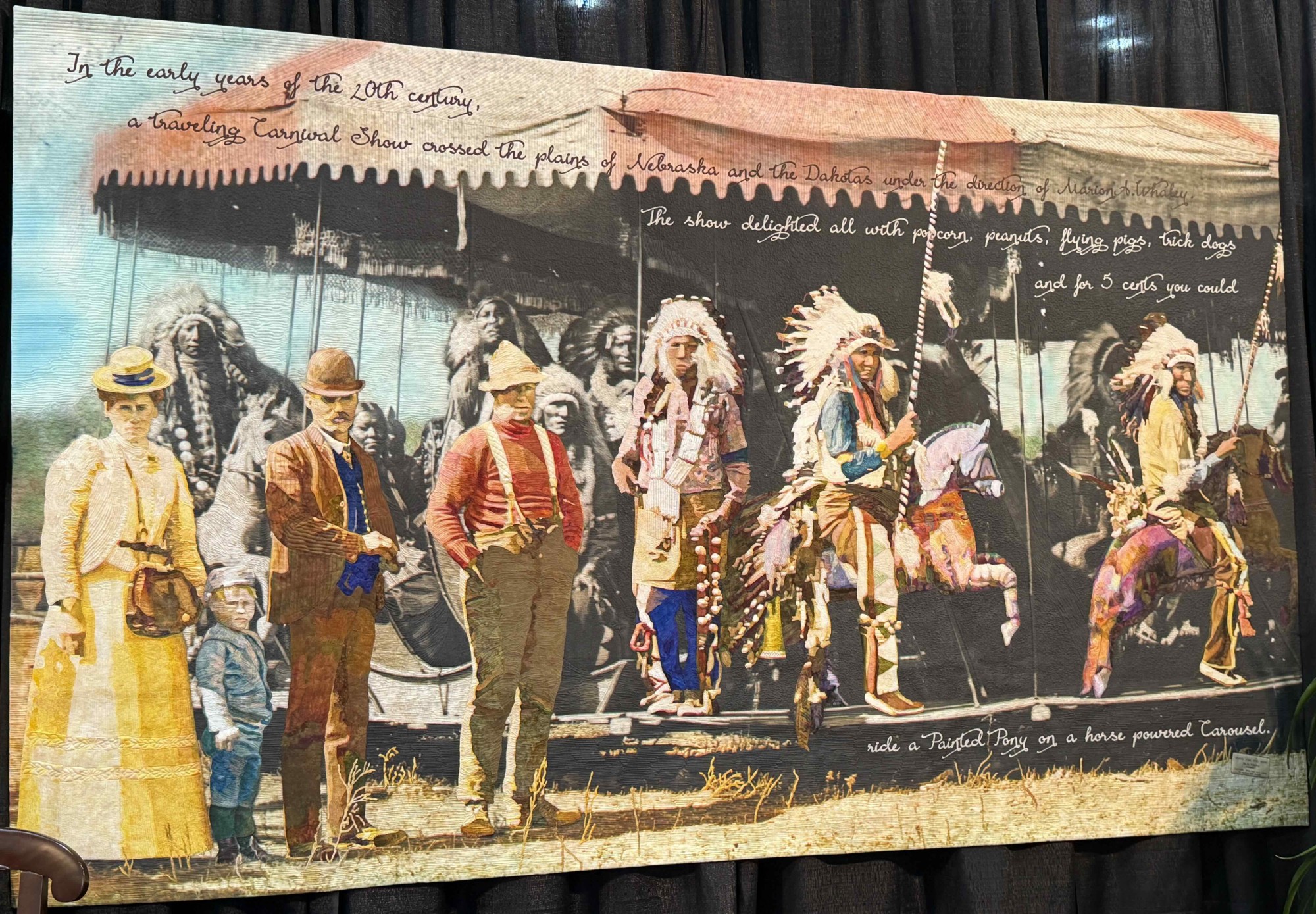 The Quilt - Painted Ponies on the Prairie by Melissa Sobotka won The ...
