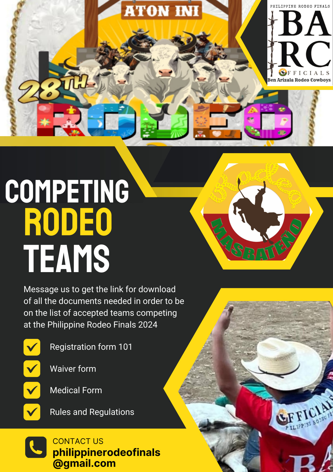 Rodeo - On the final listing now. Cut off is almost on its last call ...