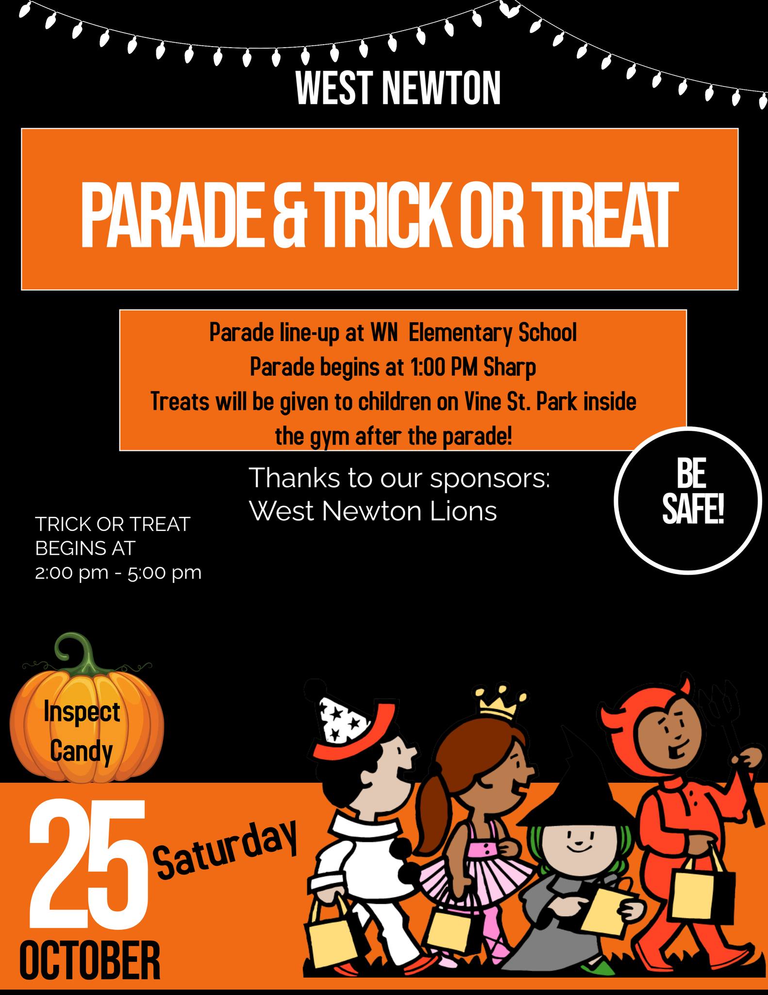 Parade and Trick or Treat