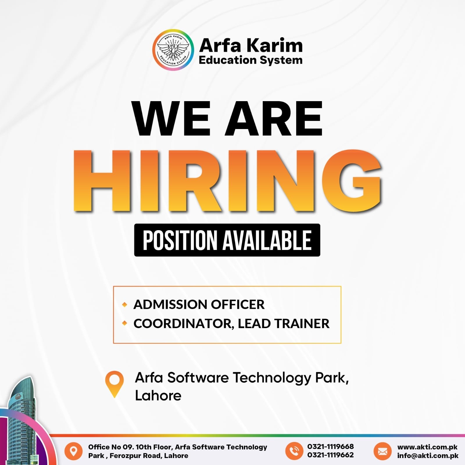 Arfa Karim Education System