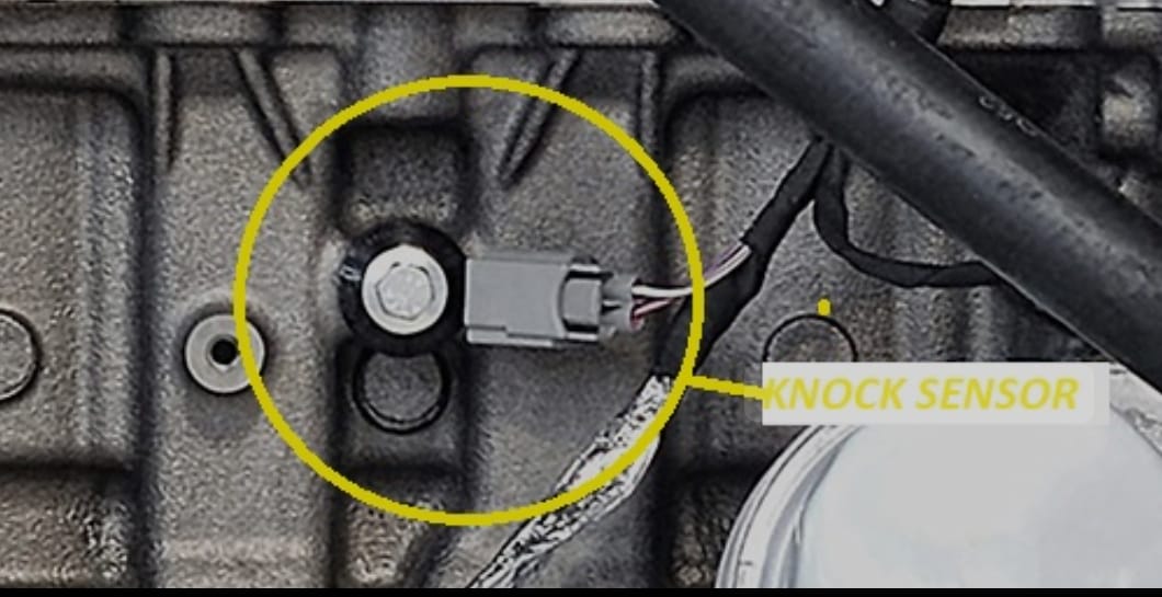 (・0・。) How to access the 65551 knock sensor on a vehicle