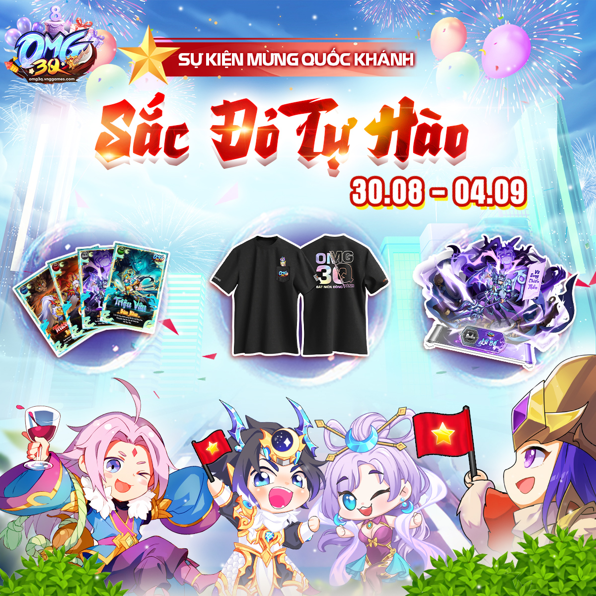 OMG 3Q - VNG - 【Sự Kiện Cộng Đồng】Mừng Quốc Khánh | Sắc Đỏ... | Facebook