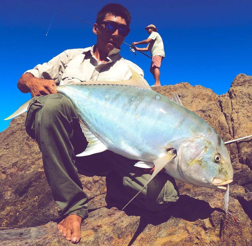Grant - Sunny doing what he does best, catching big trophy fish off the ...
