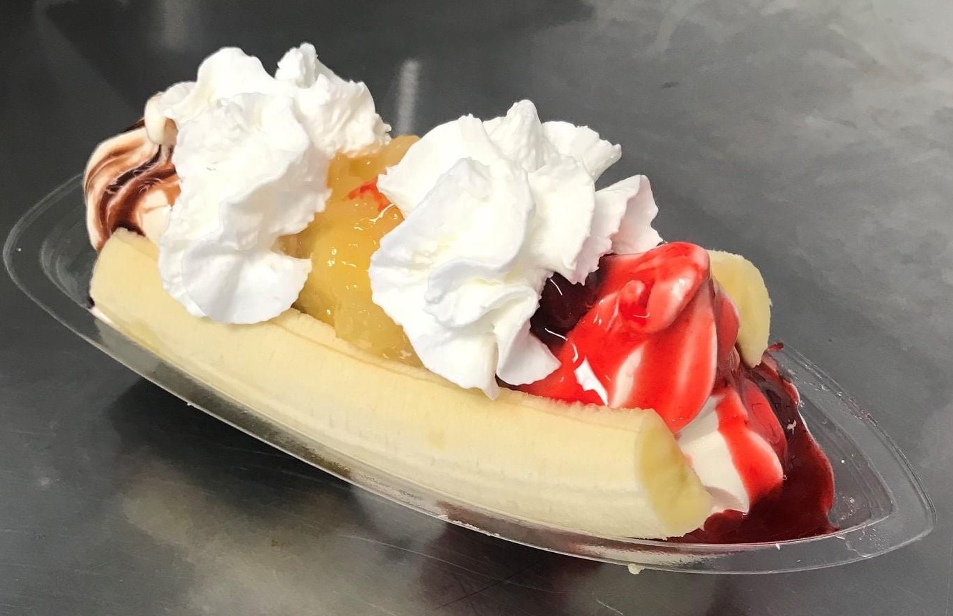 The Banana Split has become an... - Rip Rap Shake Shack