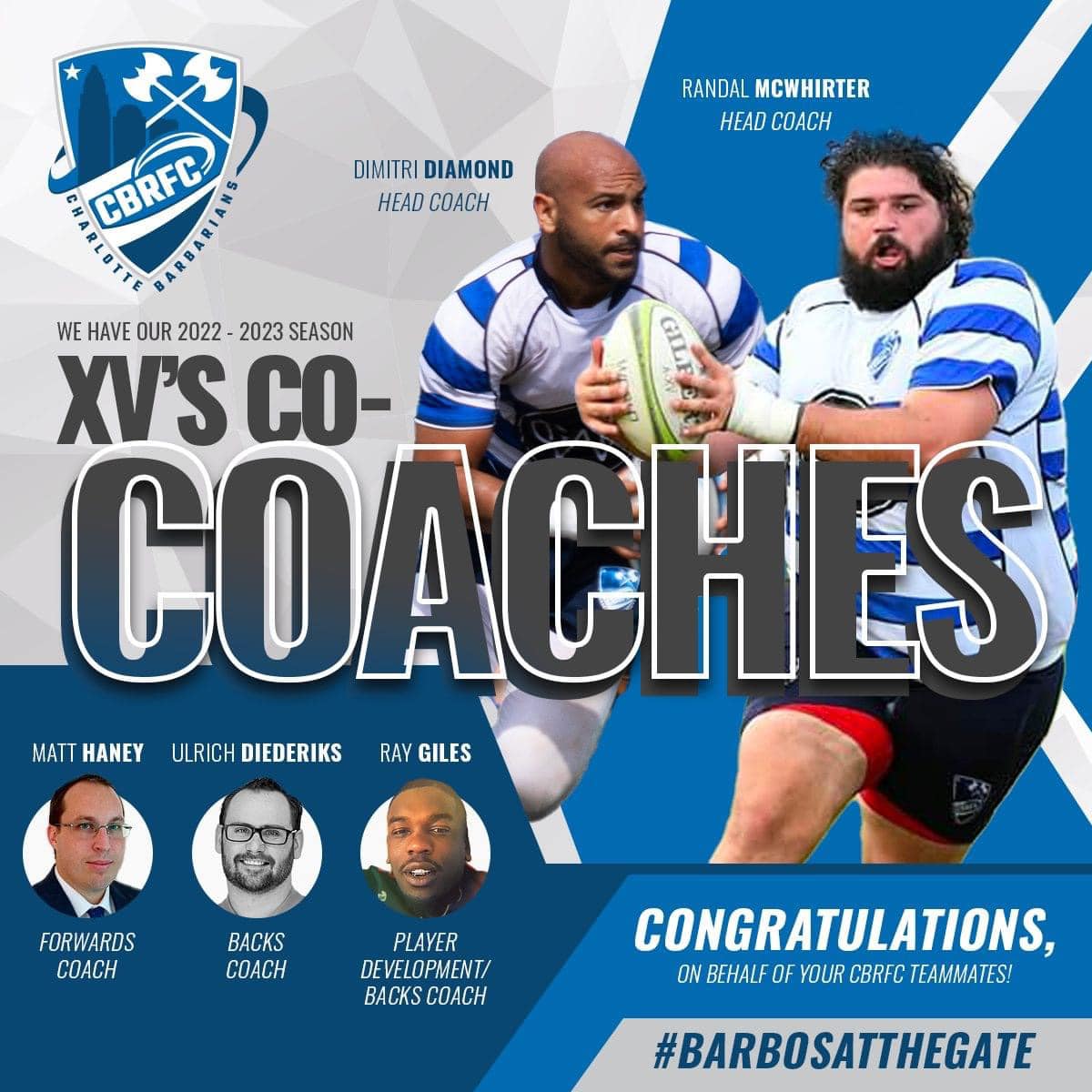 For the 2022 - 2023 Season,... - Charlotte Barbarians Rugby | Facebook
