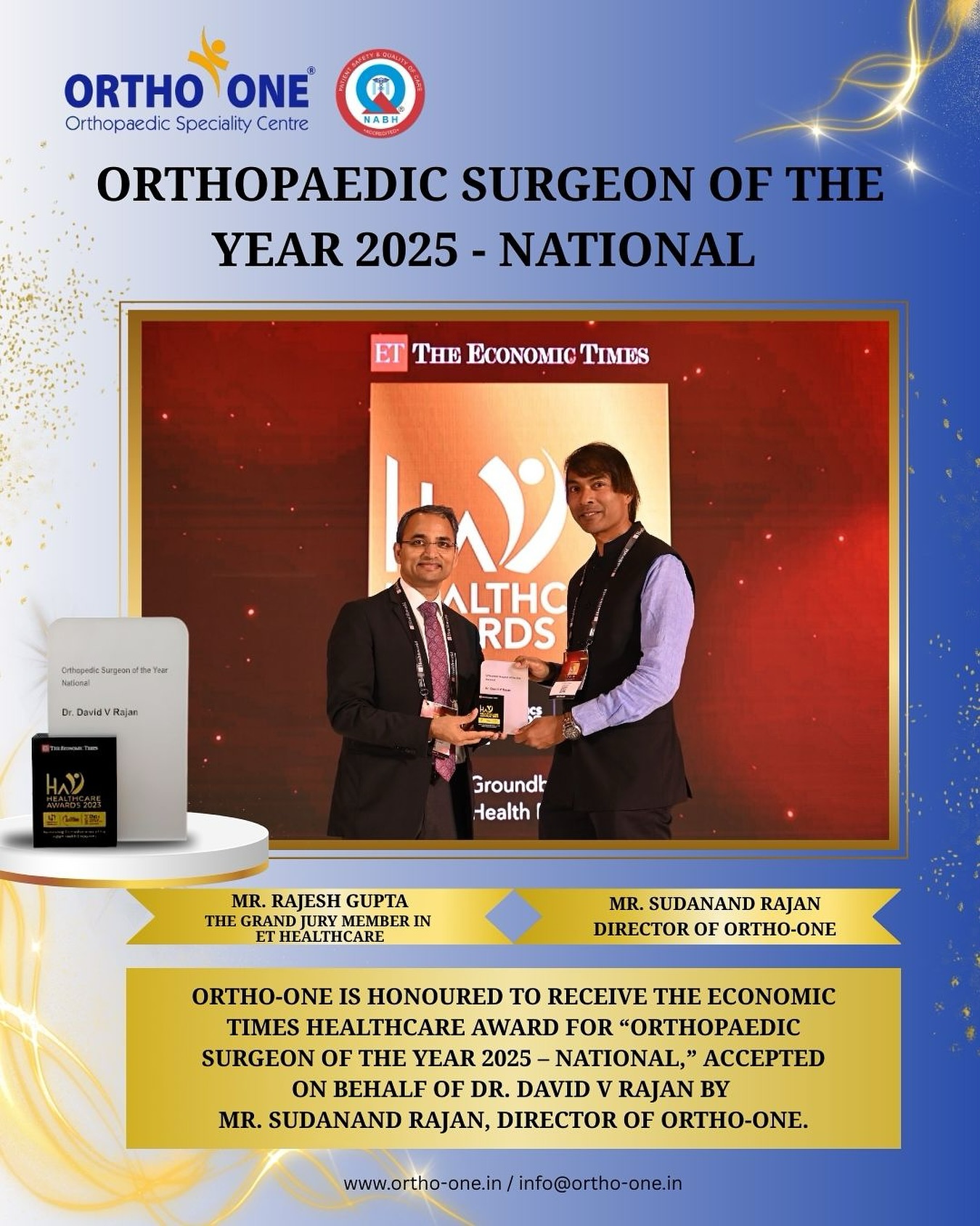 Ortho - 🏆 Proud Moment for Ortho-One! 🏆 We are delighted to share that ...