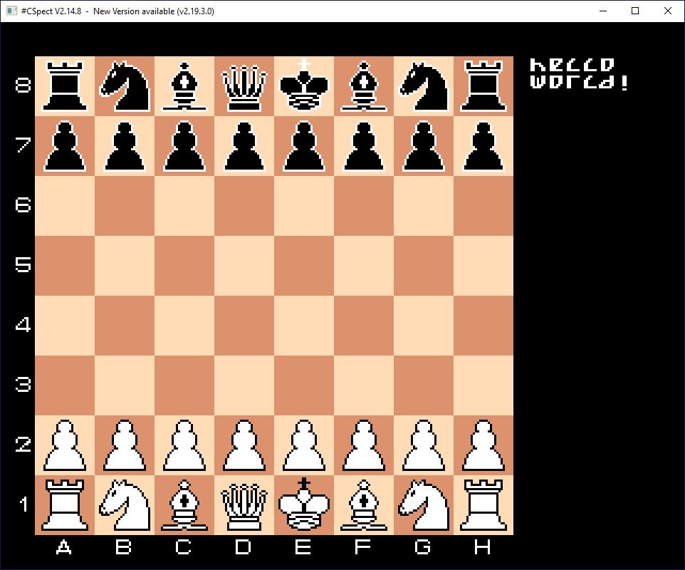 Z88dk demos for zx spectrum next released