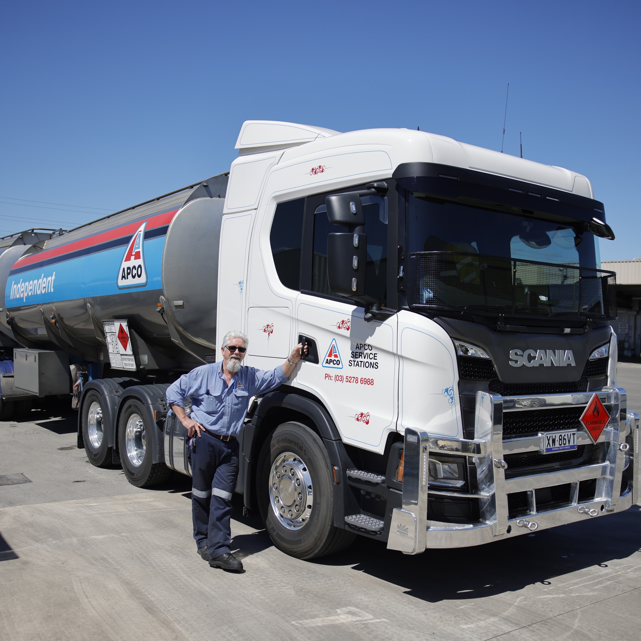 APCO - This evening one of our driver's, Peter, works his last shift ...