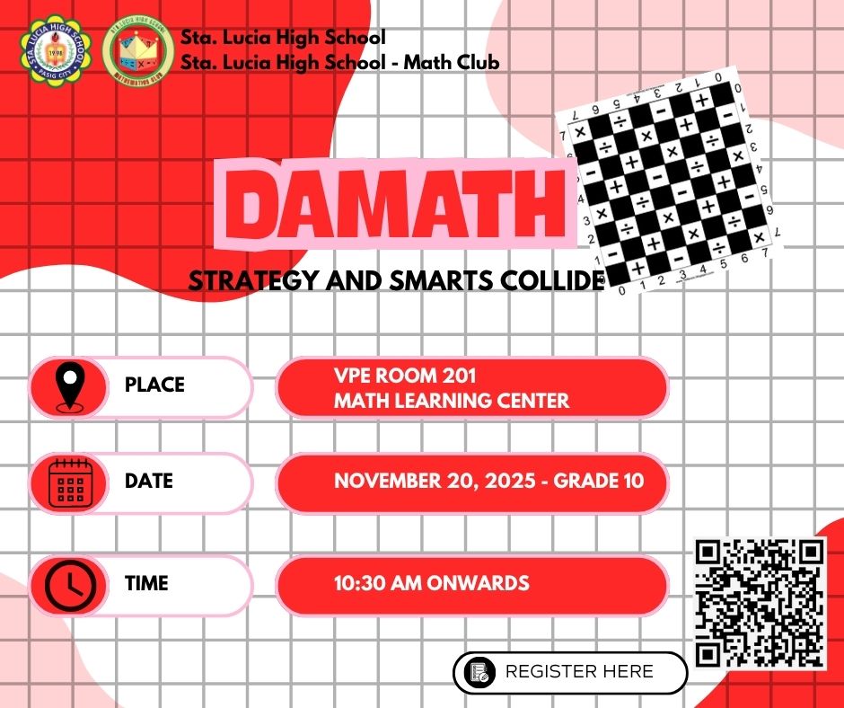 SLHS - GRADE 10 - DAMATH 📌To register, kindly answer the form attached ...