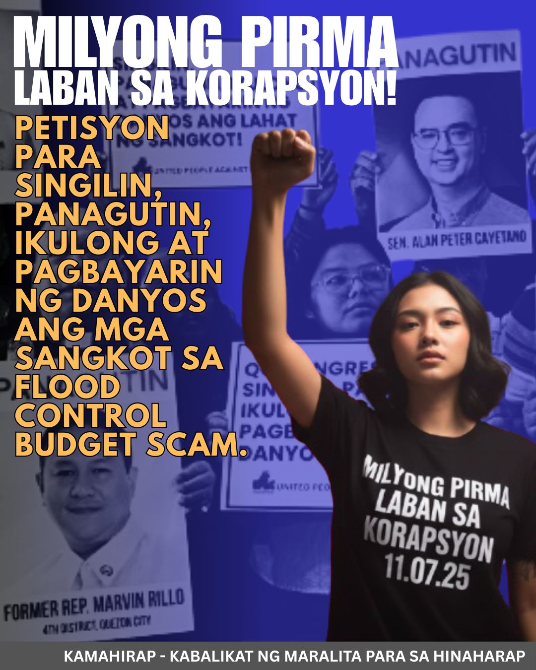 Kamahirap - United People Against Corruption (UPAC) Milyong Pirma Laban ...