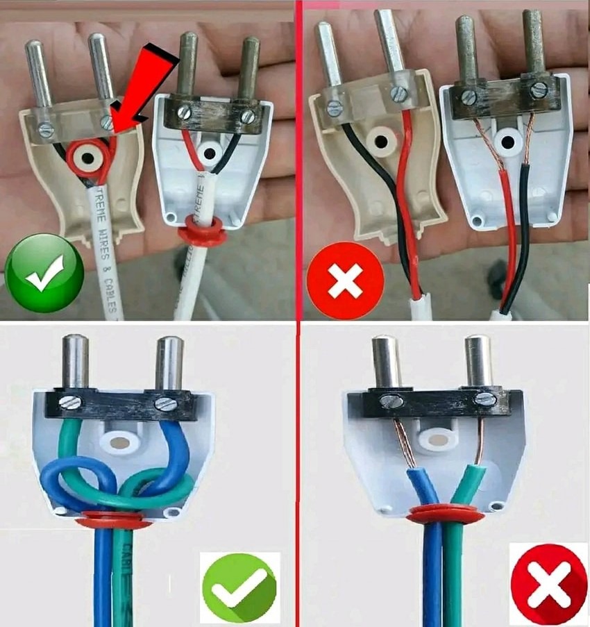 How its Works | The correct and incorrect ways to wire a plug for ...