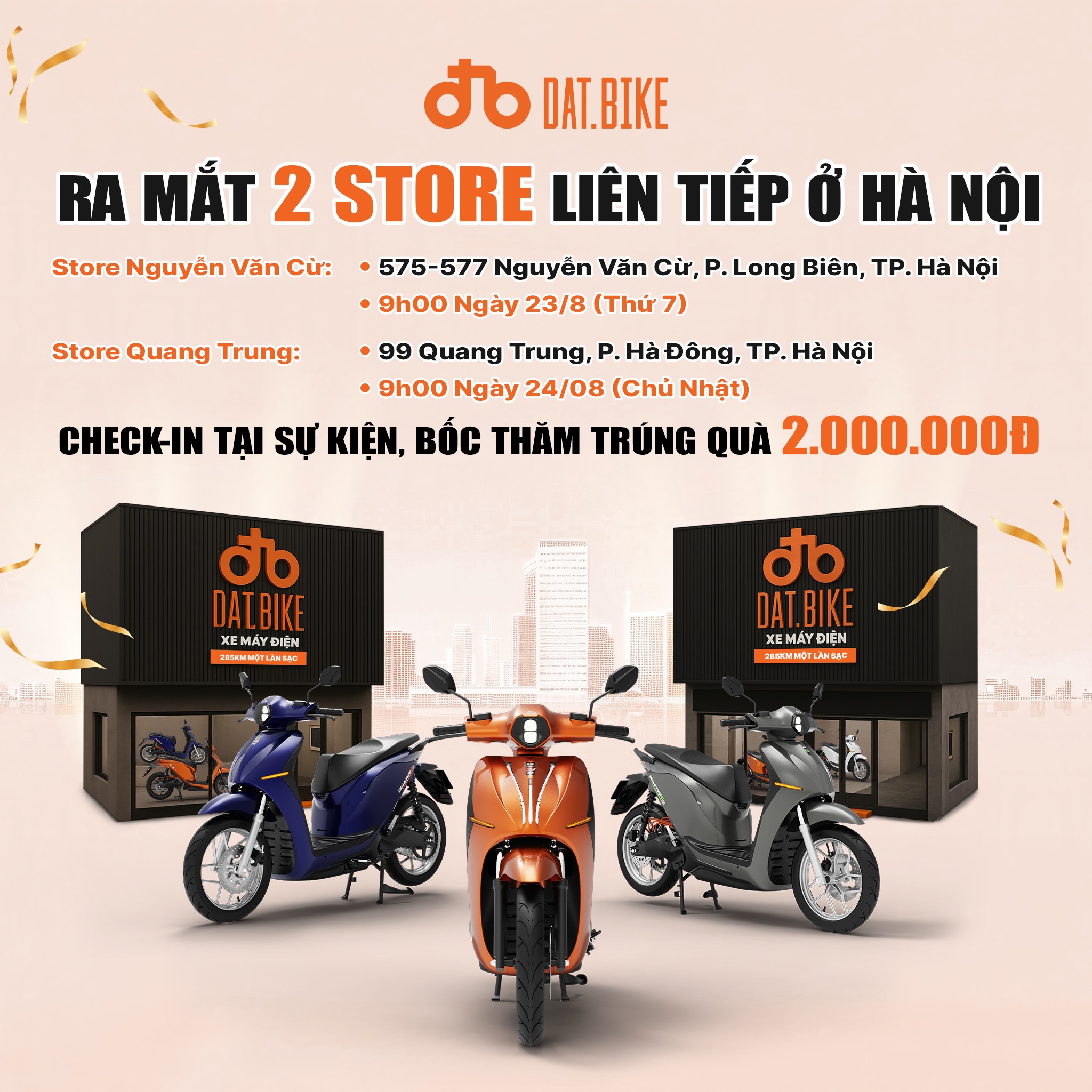 Dat - DAT BIKE KHAI TRƯƠNG 2 STORE MỚI Ở HÀ NỘI 