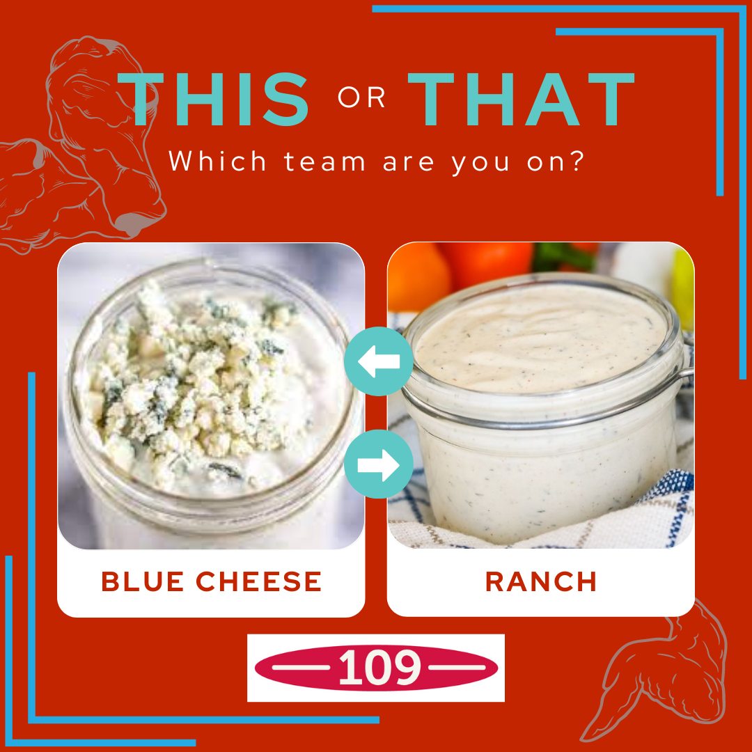 What's better for wing dip, ranch or blue cheese?