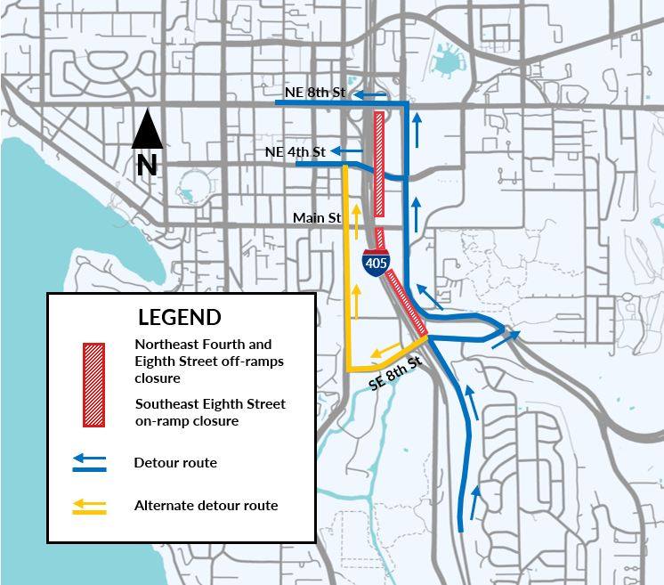 Coming up this weekend, two major northbound off-ramps to downtown