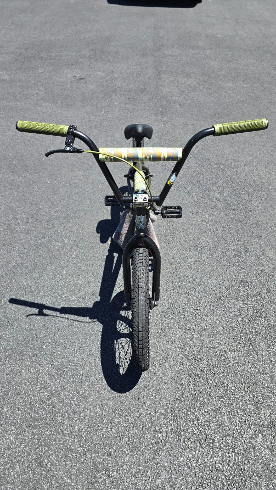 BMX bike customization with S&M Enduro stem and lever upgrades