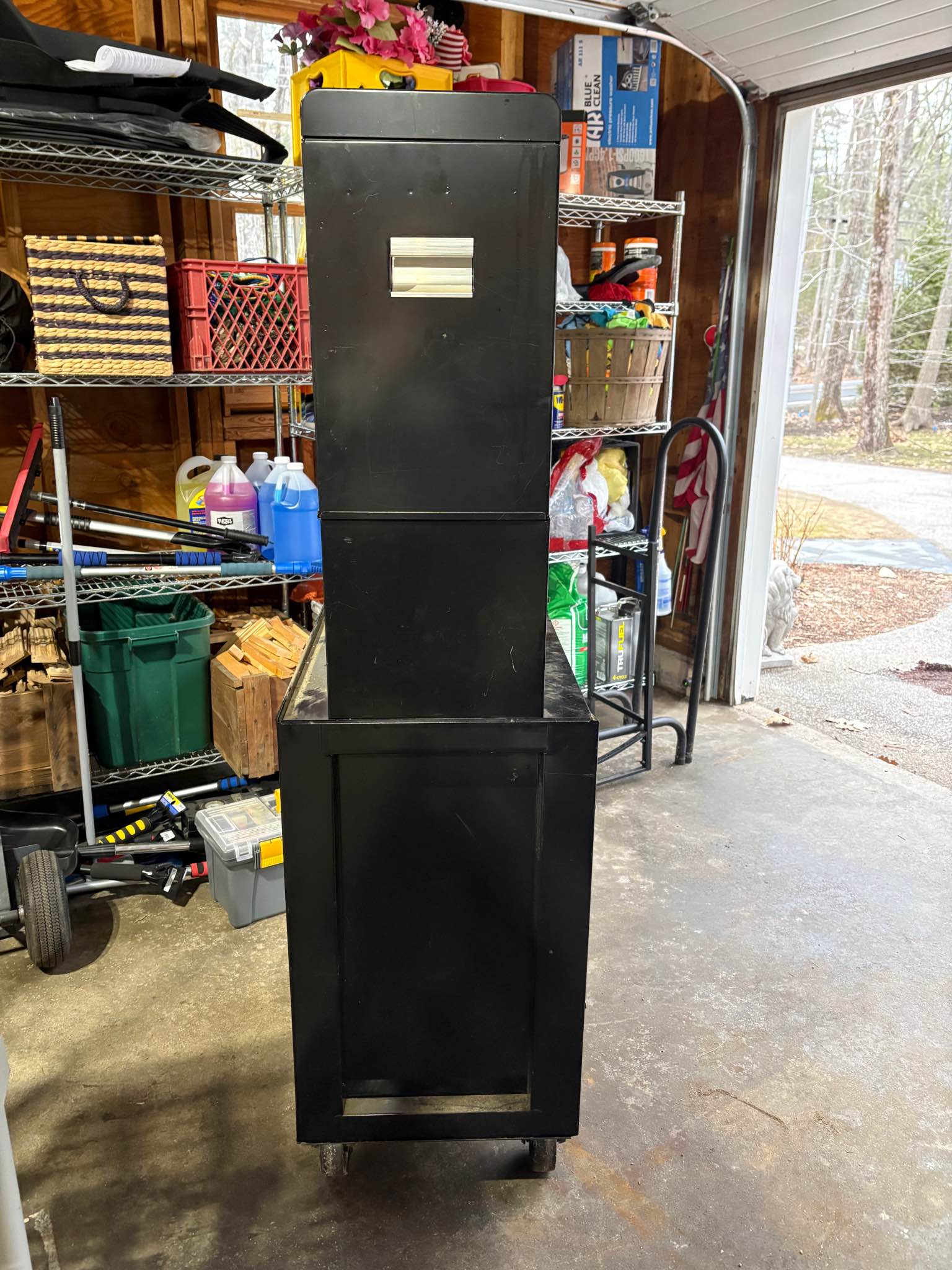 Craftsman three piece rolling tool chest 65 inches tall and 27 inches ...