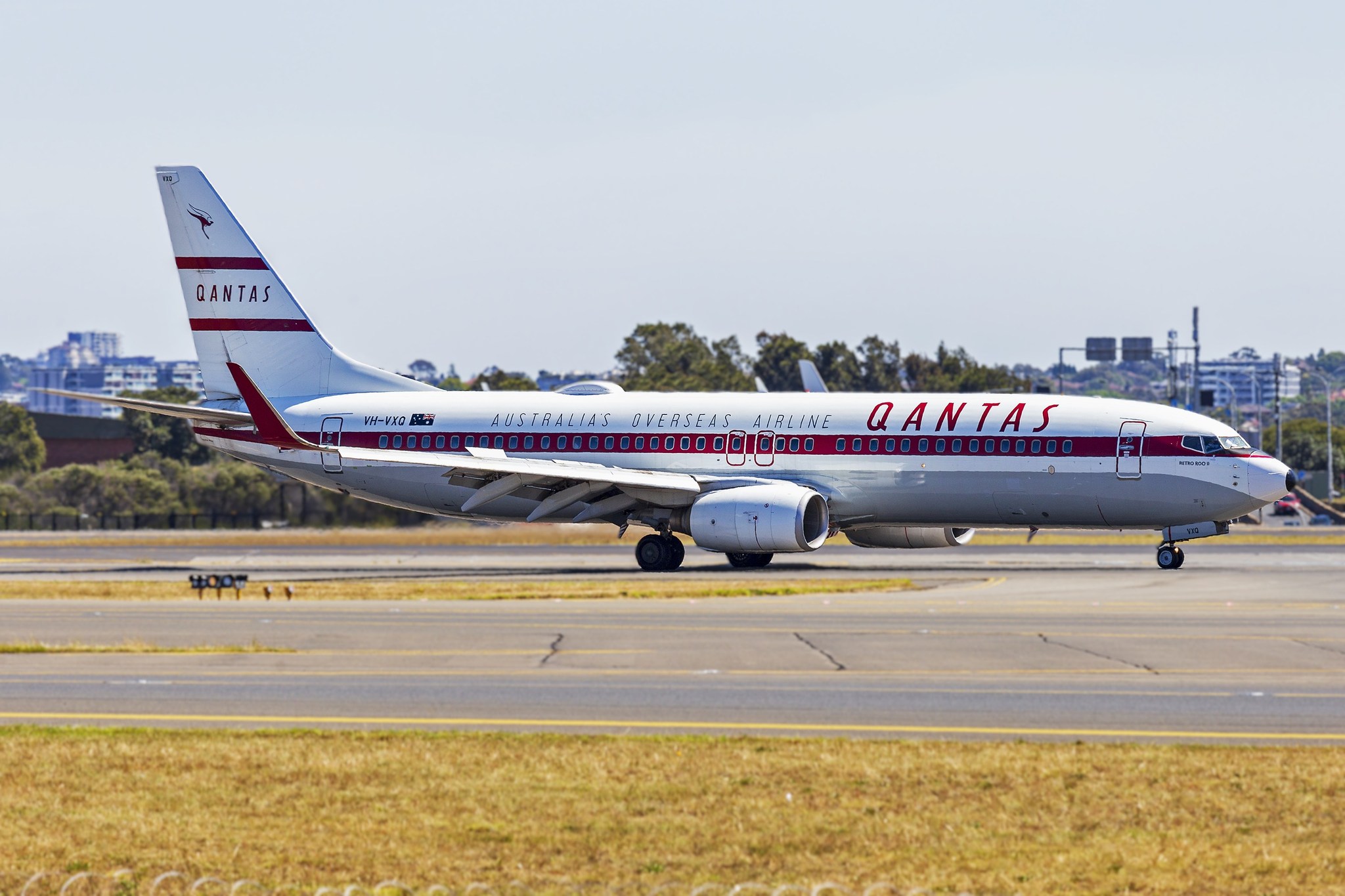 Airline - The aircraft was painted in the Retro Roo II livery in ...