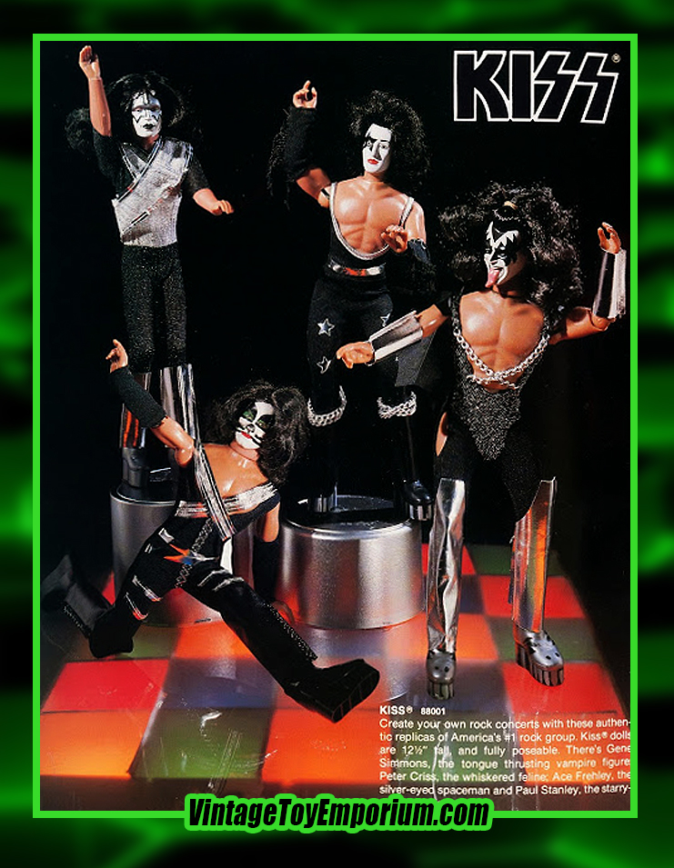 Vintage Mego KISS Gene Simmons Doll. Incomplete. Released in 1977