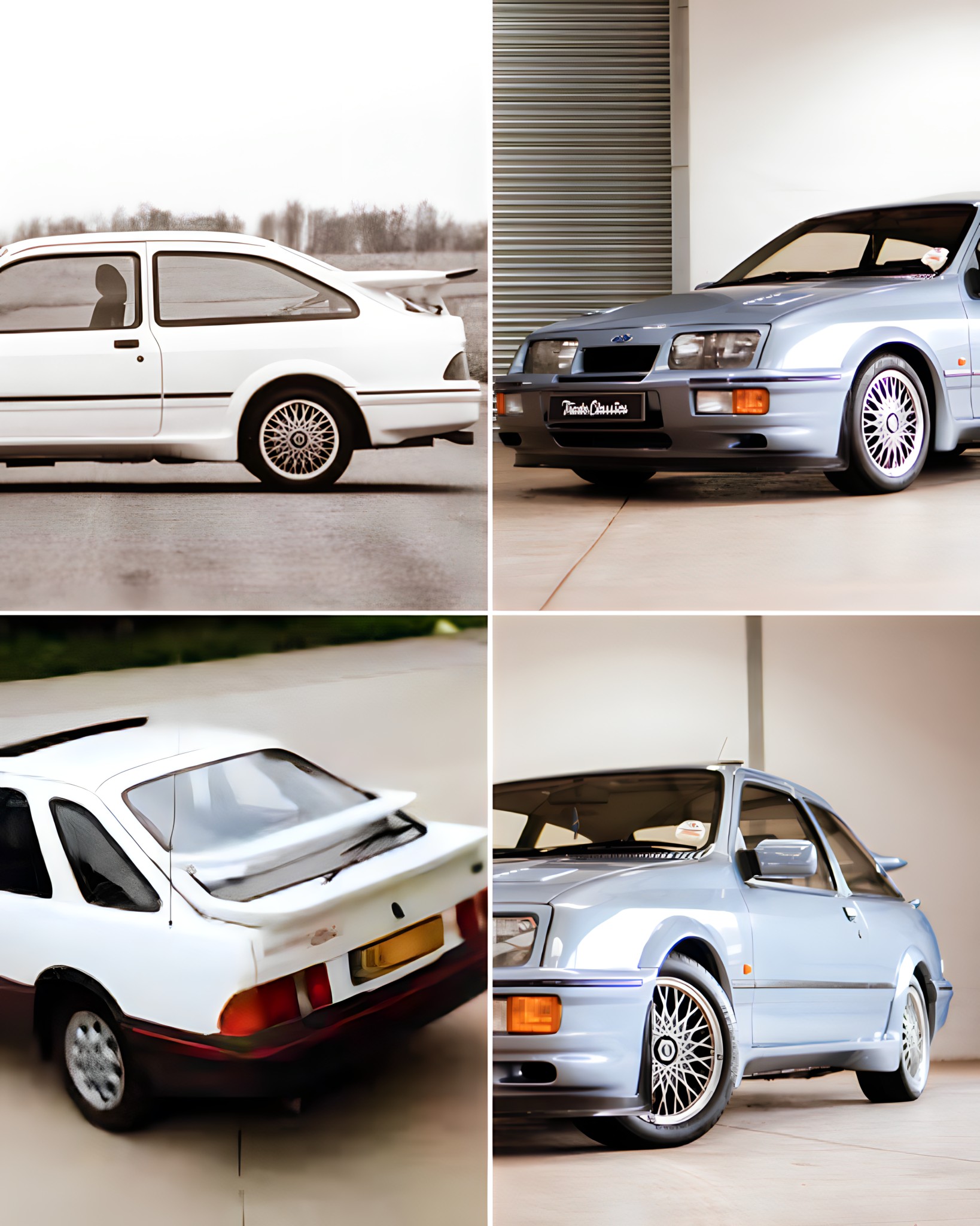 It's the 80's and dad's new cars turned up, and he's gone radical