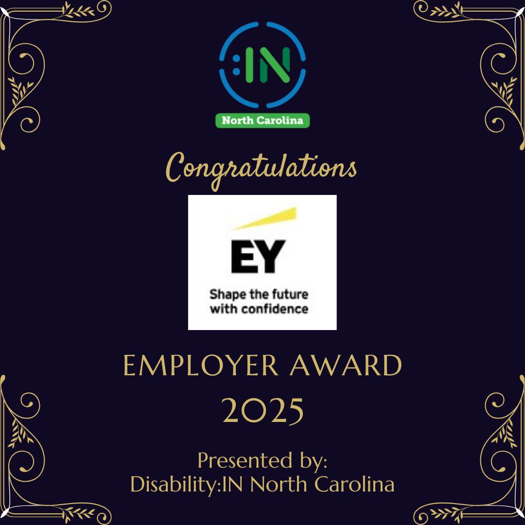Congratulations to EY,... - Disability:IN - North Carolina | Facebook