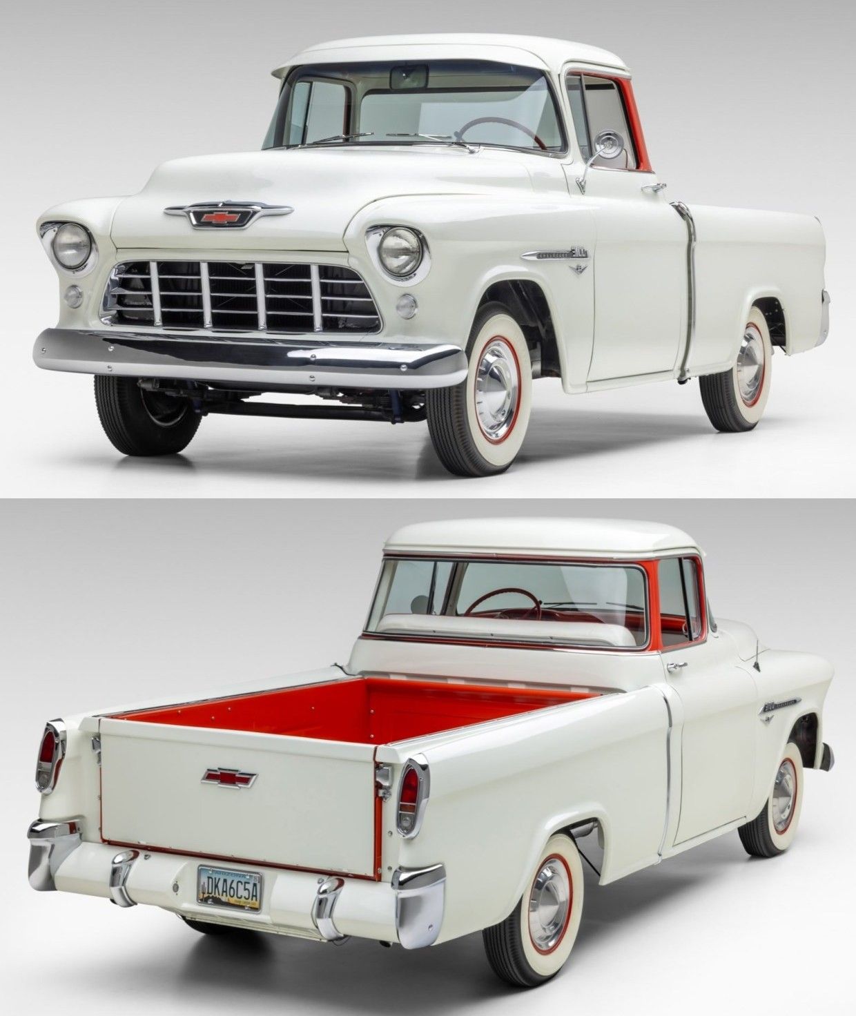 Vintage lines. Modern muscle hiding underneath. This custom 1955 