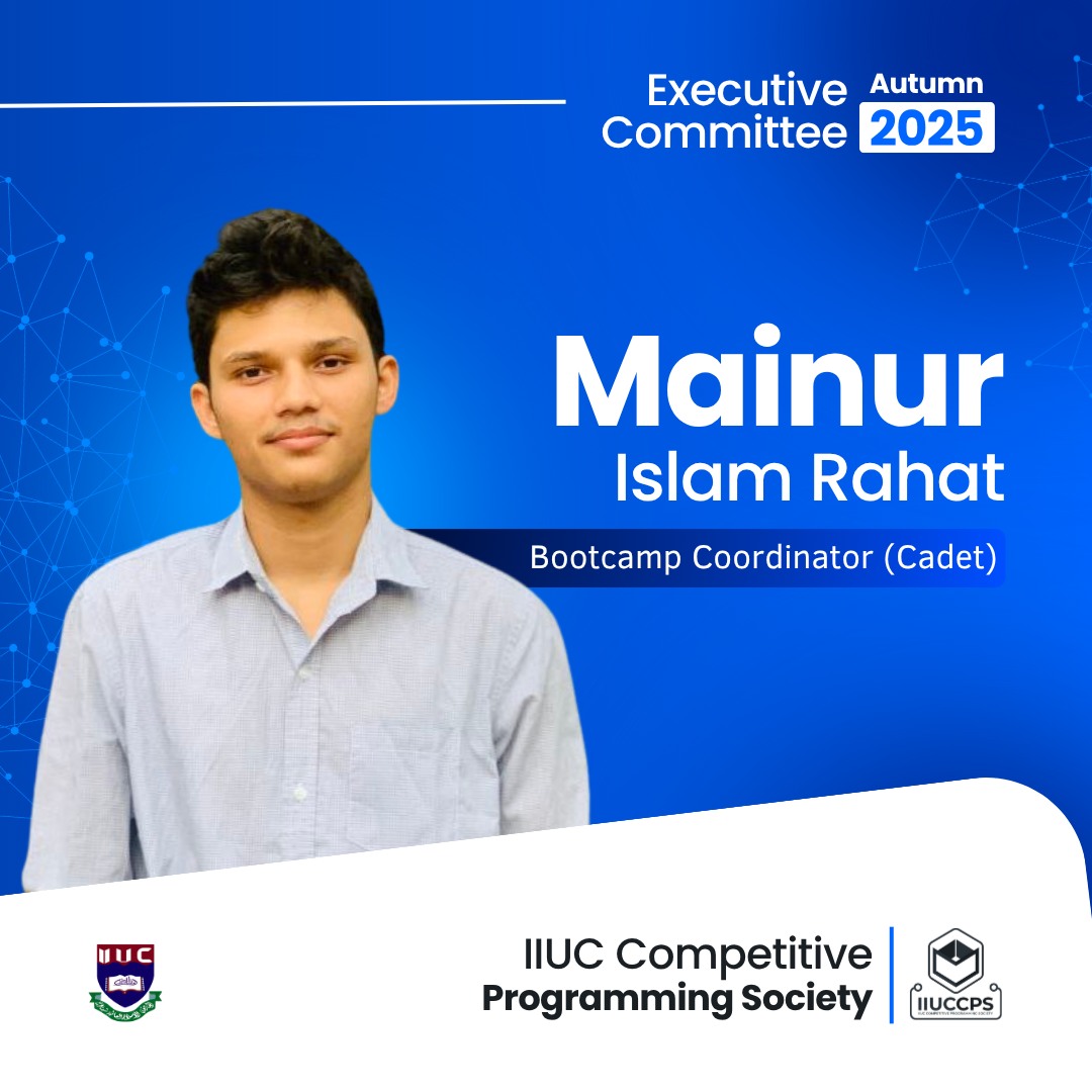 IIUC Competitive... - IIUC Competitive Programming Society