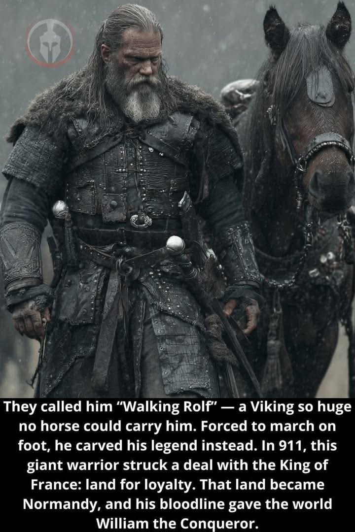 Ancient - In the sagas, he was Göngu-Hrólfr — “Walking Rolf.” Too tall ...