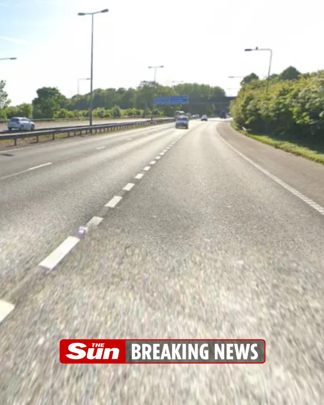 The Sun - Major motorway shuts in both directions after crash as ...