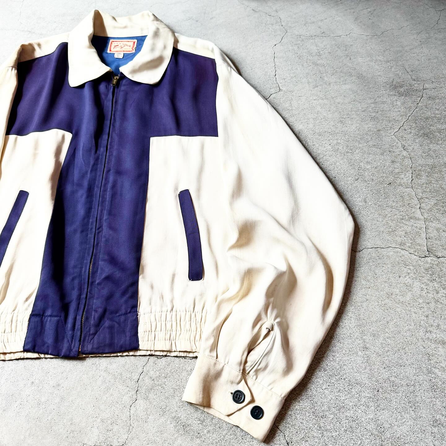 Vintage Gabardine Rayon Jacket 1950