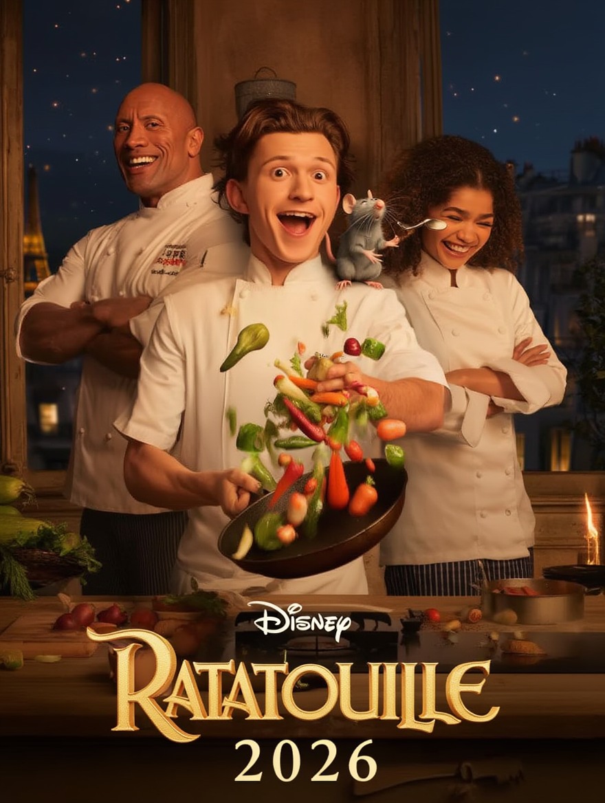 Top - 🎬 RATATOUILLE 2 (2026) 🍽️🐭 Starring (voices): Patton Oswalt as ...