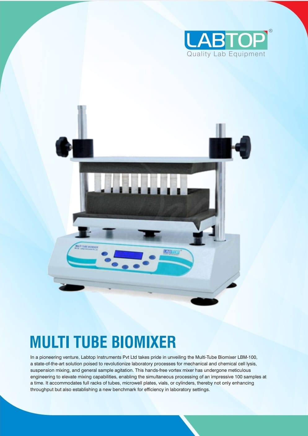 Labtop Instruments Pvt Ltd - Labtop microcontroller based multi tube ...