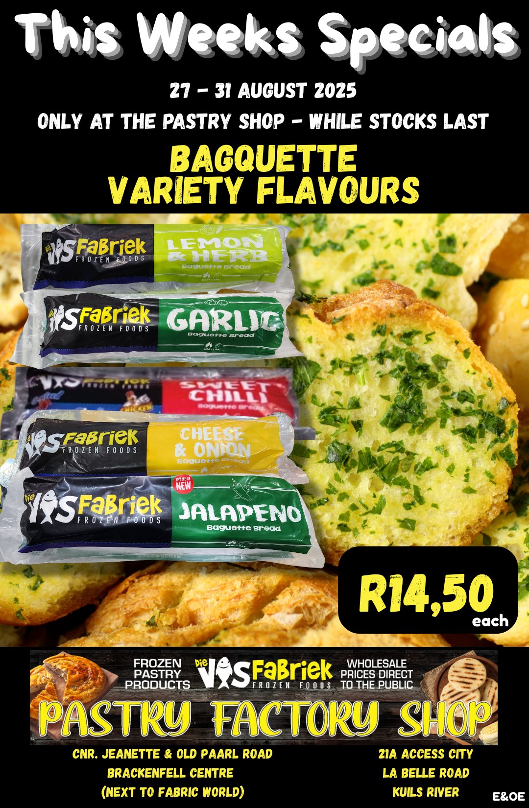 Die Visfabriek - Hierdie week se Spesiale Aanbiedinge by... | Facebook