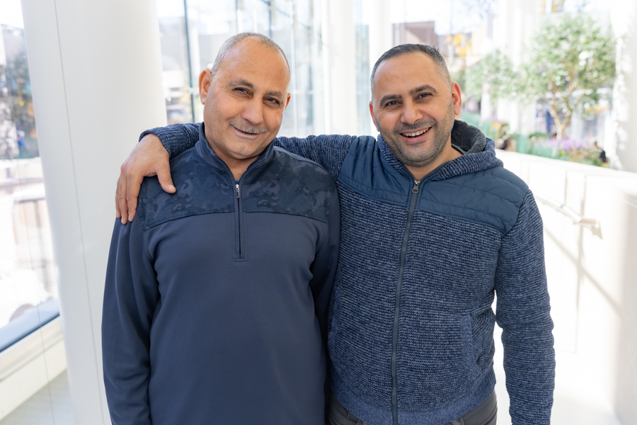 Happy to be together are Lung Transplant recipient Gamal Tawadrous, 57 ...