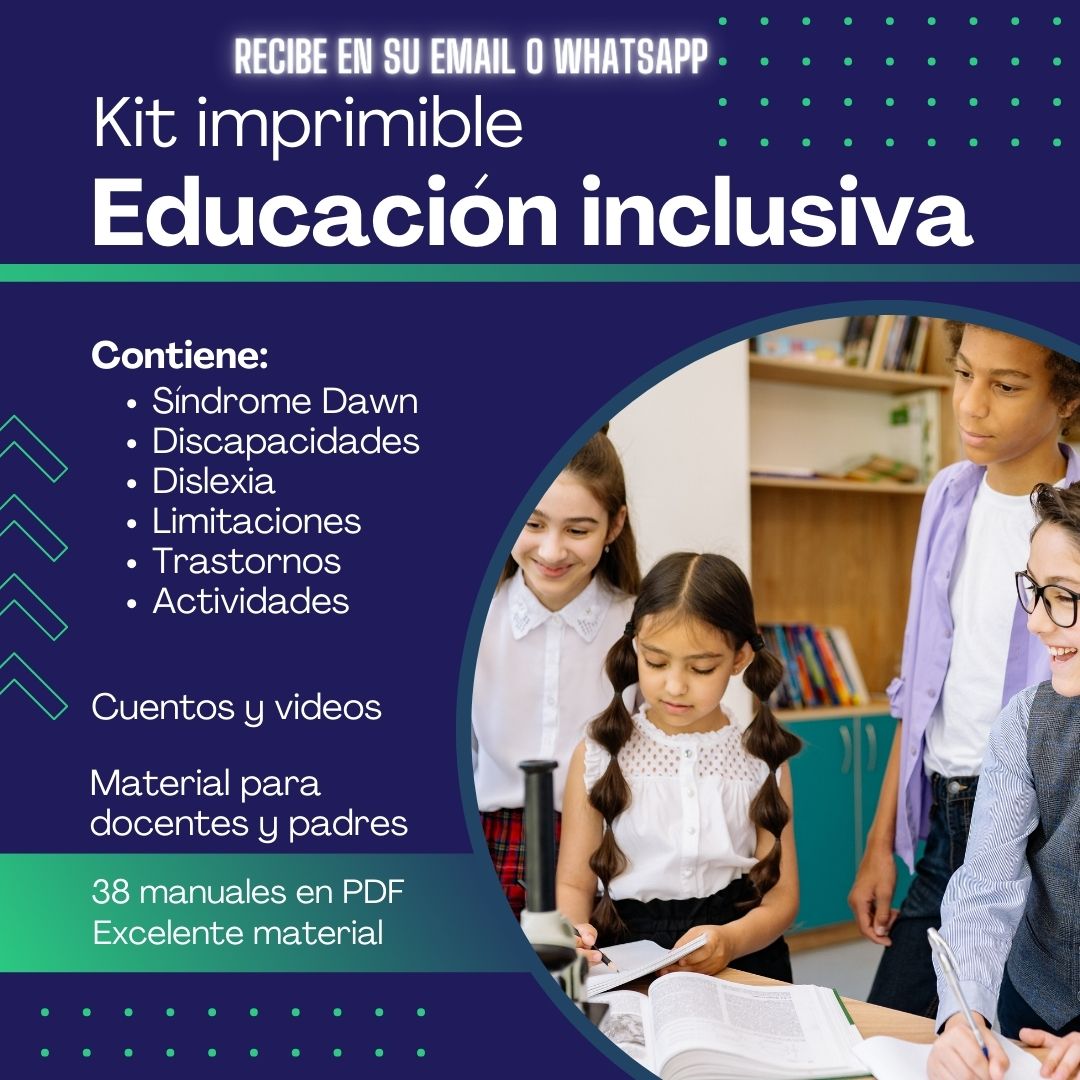 Megadigital - 📚 SÚPER KIT INCLUSION EDUCATIVA👩‍🏫 Manuales... | Facebook