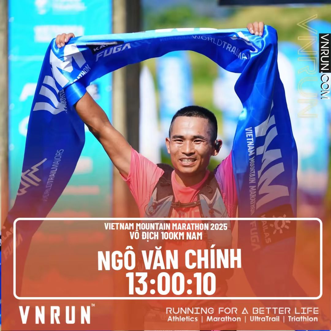 VNRUN - VMM 2025 chính thức gọi tên NHÀ VÔ ĐỊCH 100KM: Ngô Văn Chính ...