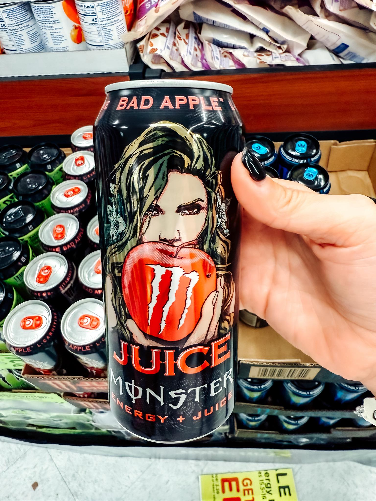 Monster Bad apple 500ml🤩🤩🤩 kun kr 10,- pr stk+pant🤩🤩🤩
