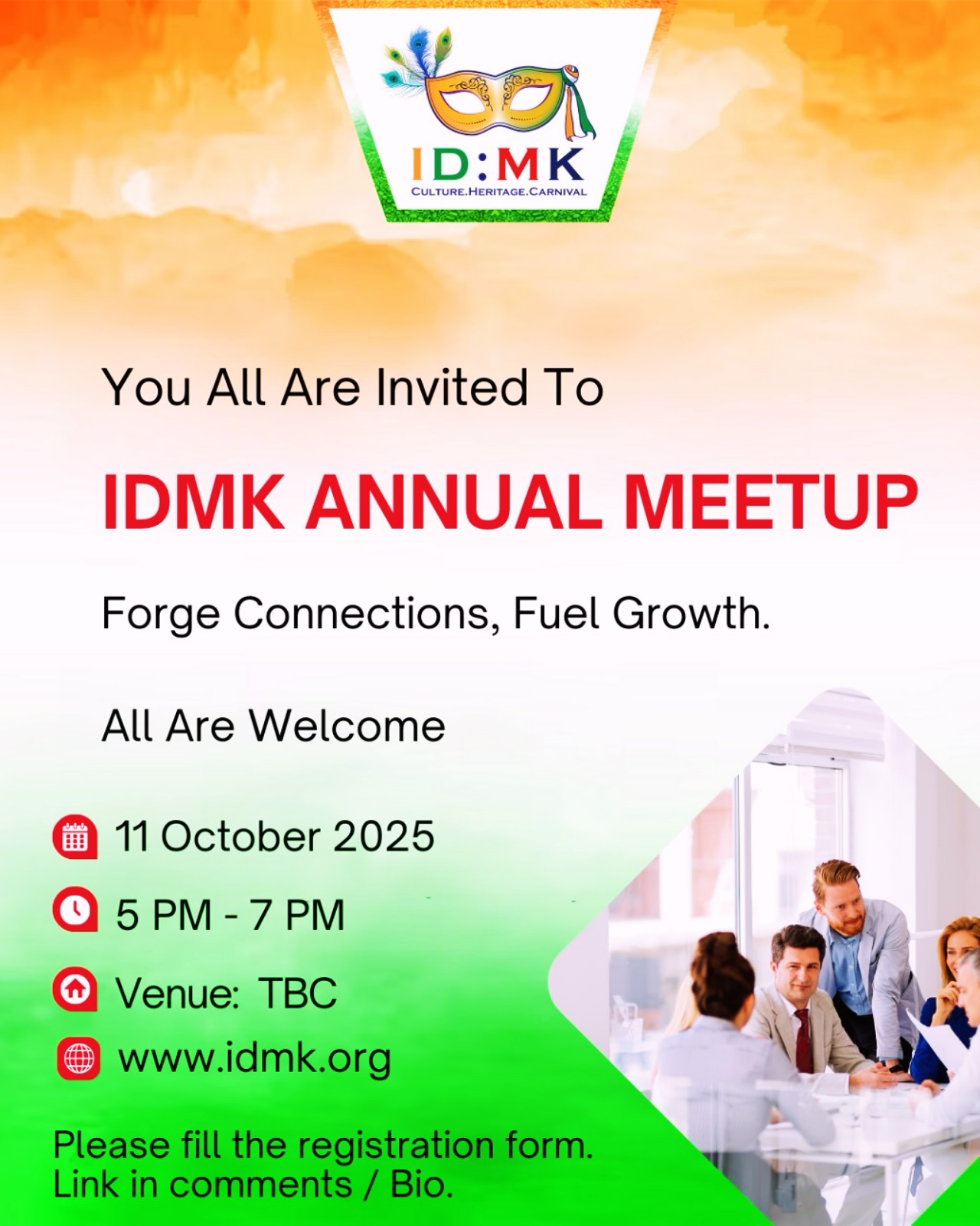 ID:MK - 𝐈𝐧𝐯𝐢𝐭𝐚𝐭𝐢𝐨𝐧 𝐭𝐨 𝐭𝐡𝐞 𝐈𝐃𝐌𝐊 𝐀𝐧𝐧𝐮𝐚𝐥 𝐌𝐞𝐞𝐭𝐮𝐩 – 𝟏𝟏𝐭𝐡 𝐎𝐜𝐭𝐨𝐛𝐞𝐫 𝐖𝐞 𝐚𝐫𝐞 ...