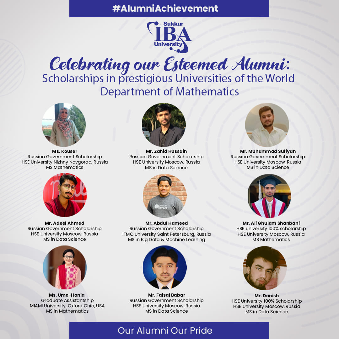 Department of Mathematics and Related Studies-Sukkur IBA University ...