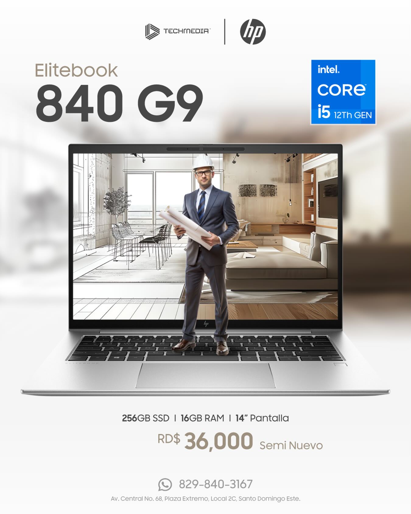 Techmedia - EliteBook 840 G9 | Intel Core i5 12th Gen | 16GB RAM ...
