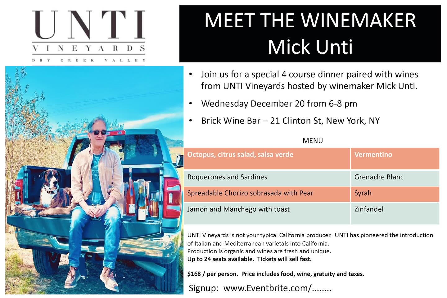 Unti Vineyards & Winery | Healdsburg CA