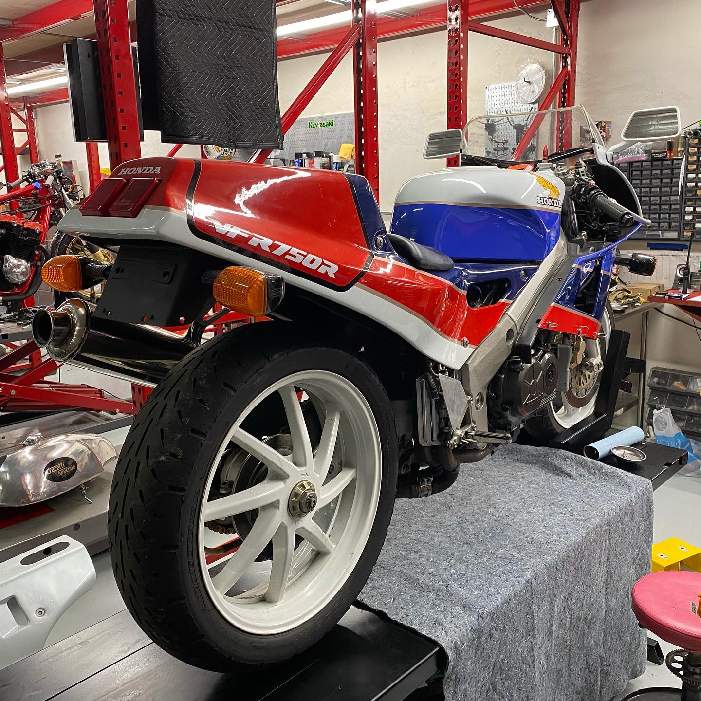 Here's the RC30 “Swiss version” we sold on iconicmotorbikeauctions